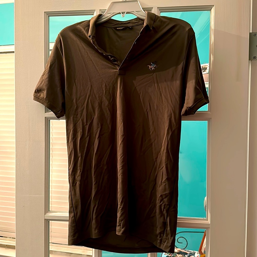 Green Horizon polo shirt